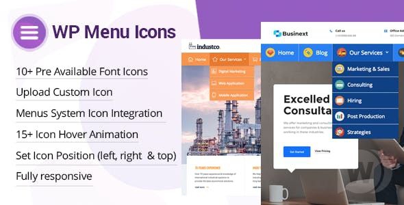 WP Menu Icons v1.1.3 - иконки для меню WordPress