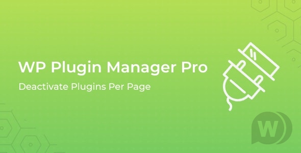 WP Plugin Manager Pro v1.0.8 - отключение плагина на страницах WordPress