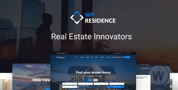 WP Residence v4.3 NULLED - шаблон недвижимости WordPress