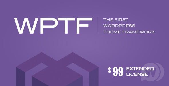 WPTF WordPress Theme Framework v1.4.6