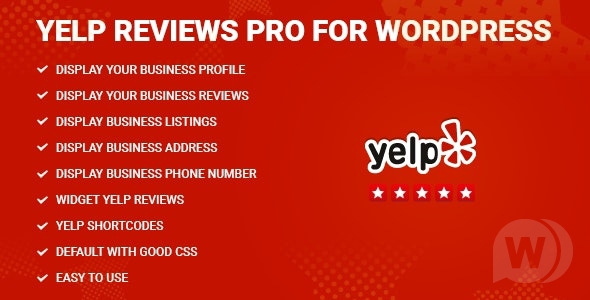 Yelp Reviews Pro for WordPress v1.9