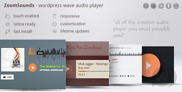 ZoomSounds v5.73 - плагин аудиоплеера для WordPress